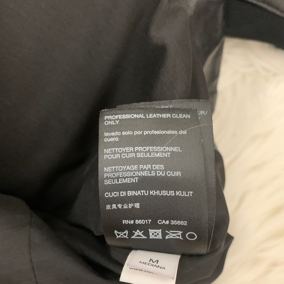 Bebe Lamb Leather Moto Jacket - Picture 7 of 8